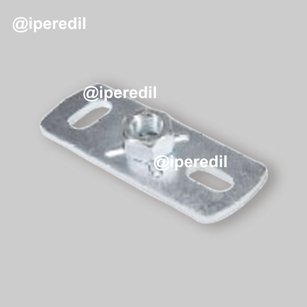 PIASTRA A MURO PER COLLARI Dado M8