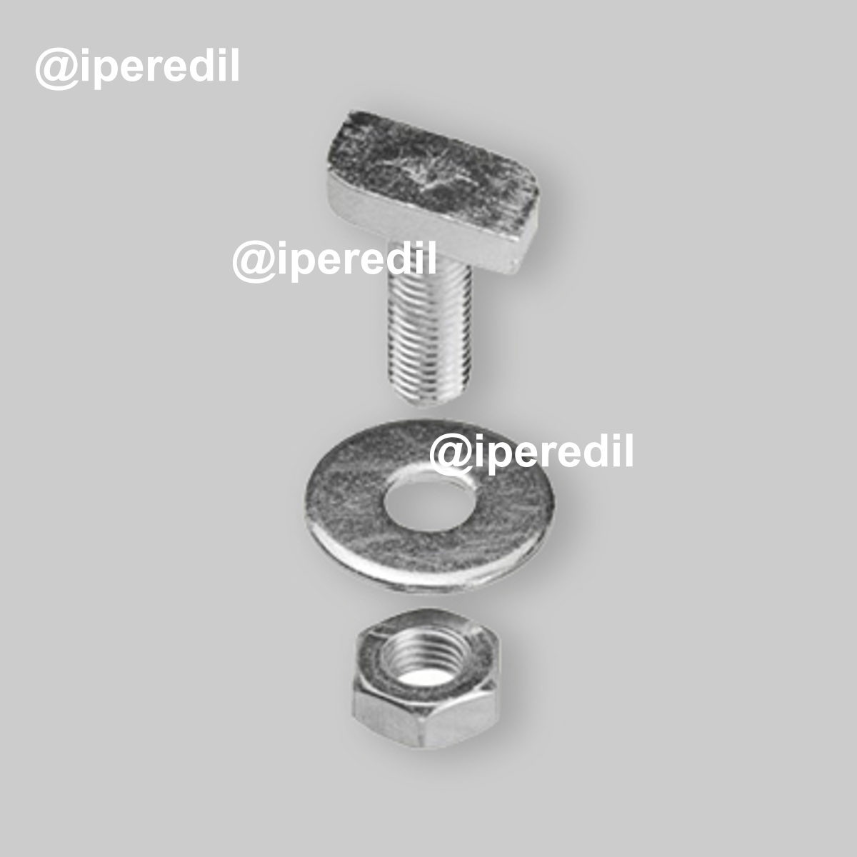 KIT VITE TESTA A MARTELLO PREMONTATO M8x30