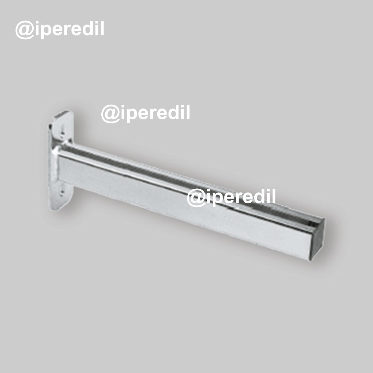 MENSOLA A PARETE SALDATA IN PROFILO 38x40x200 mm - Piastra 130x50x6 mm - 21178204