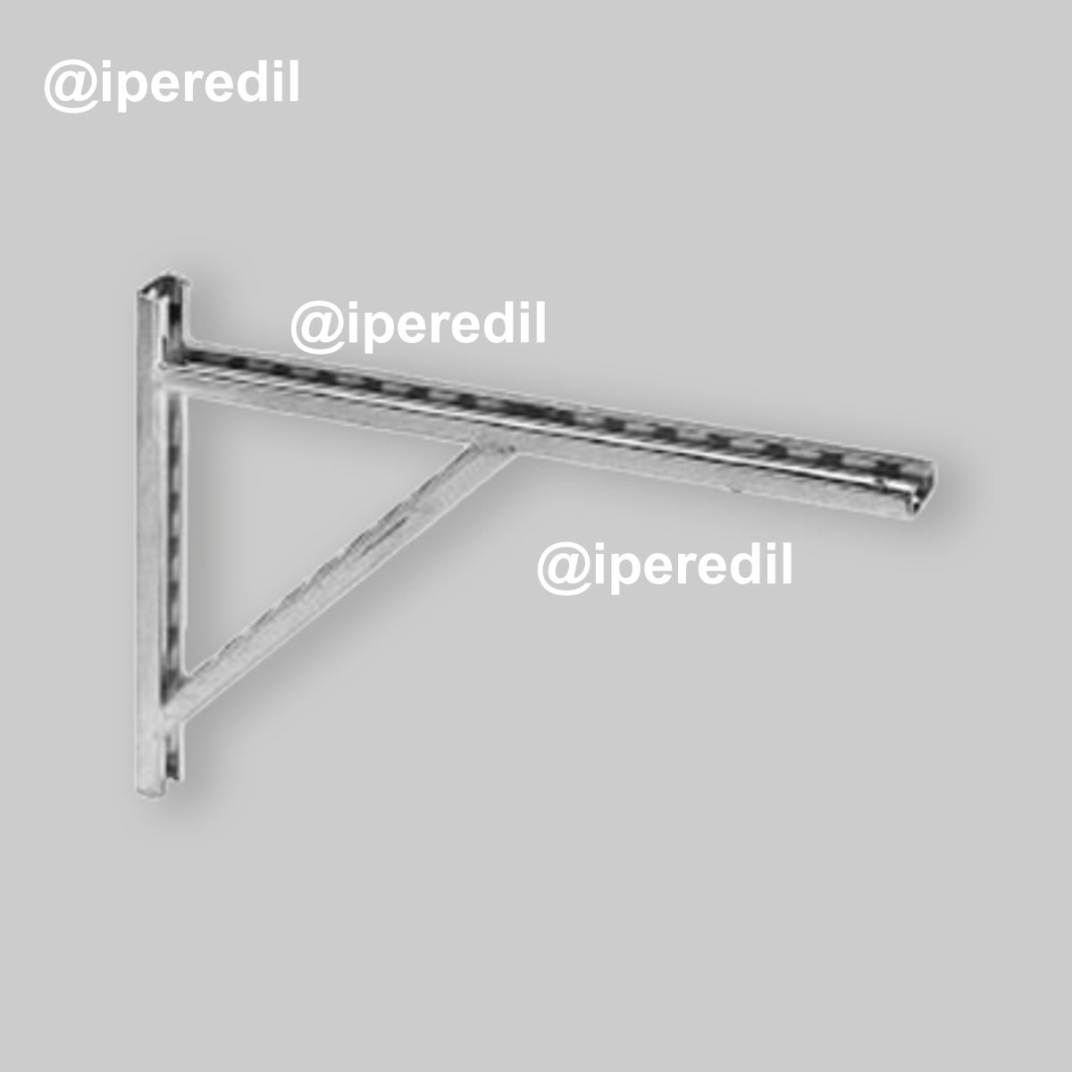 MENSOLA A SQUADRA SALDATA IN PROFILO 545x380 mm
