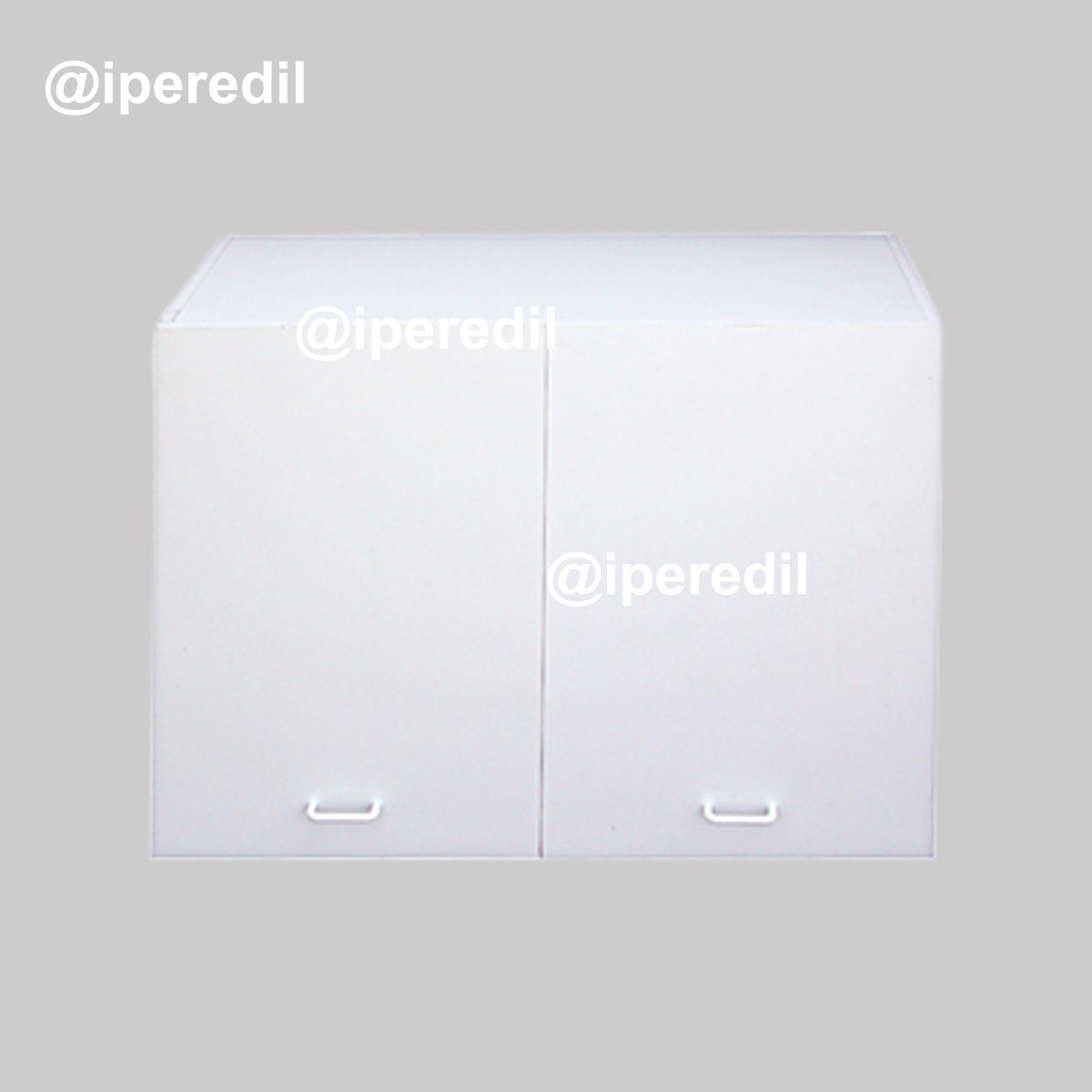 PENSILE SCOLAPIATTI A 2 ANTE BIANCO 80 cm