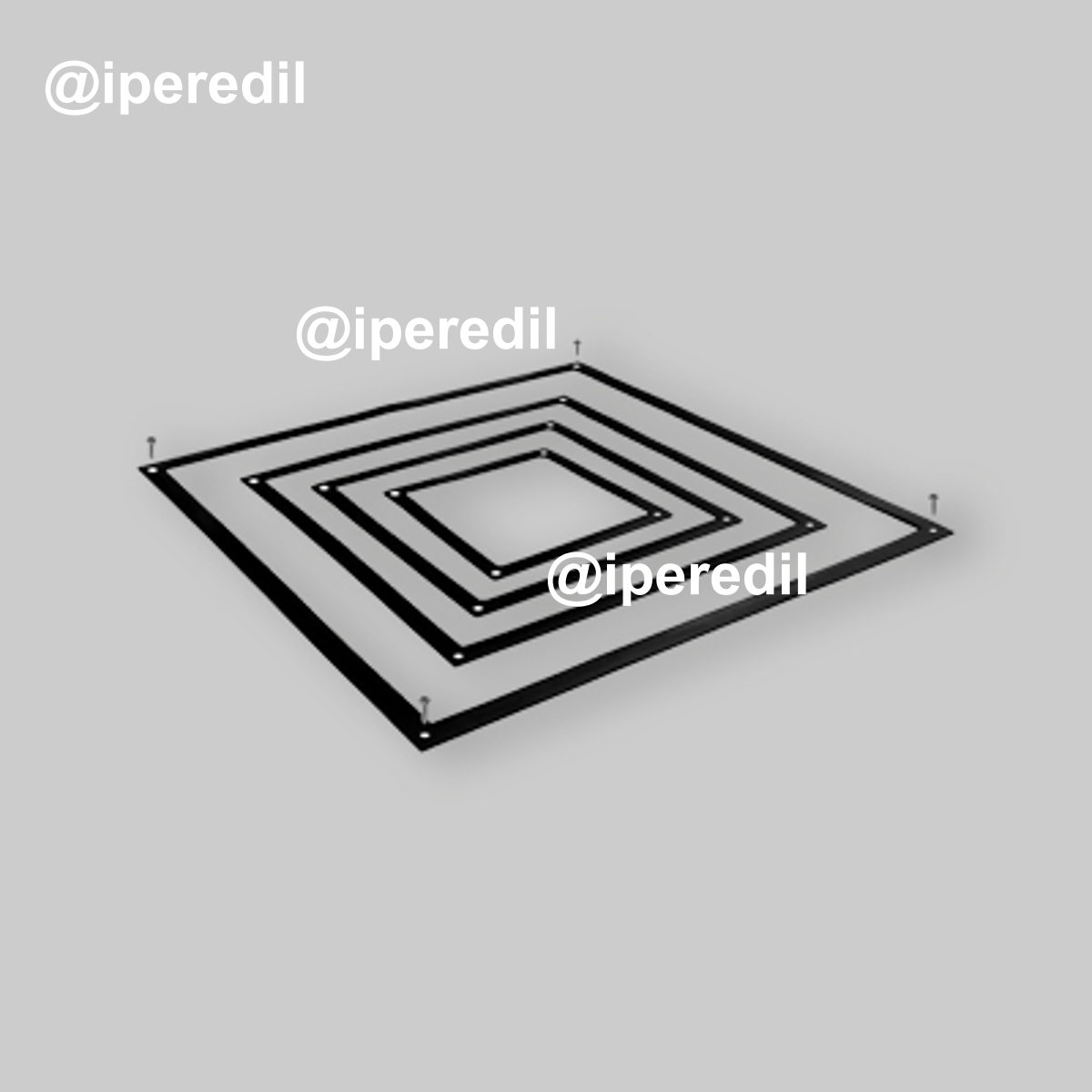 GUARNIZIONE PER CHIUSINO 30x30 cm