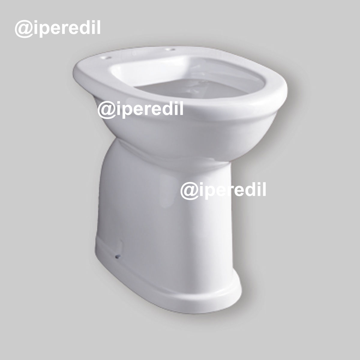 VASO PER DISABILE CHIUSO H.50 Scarico a terra