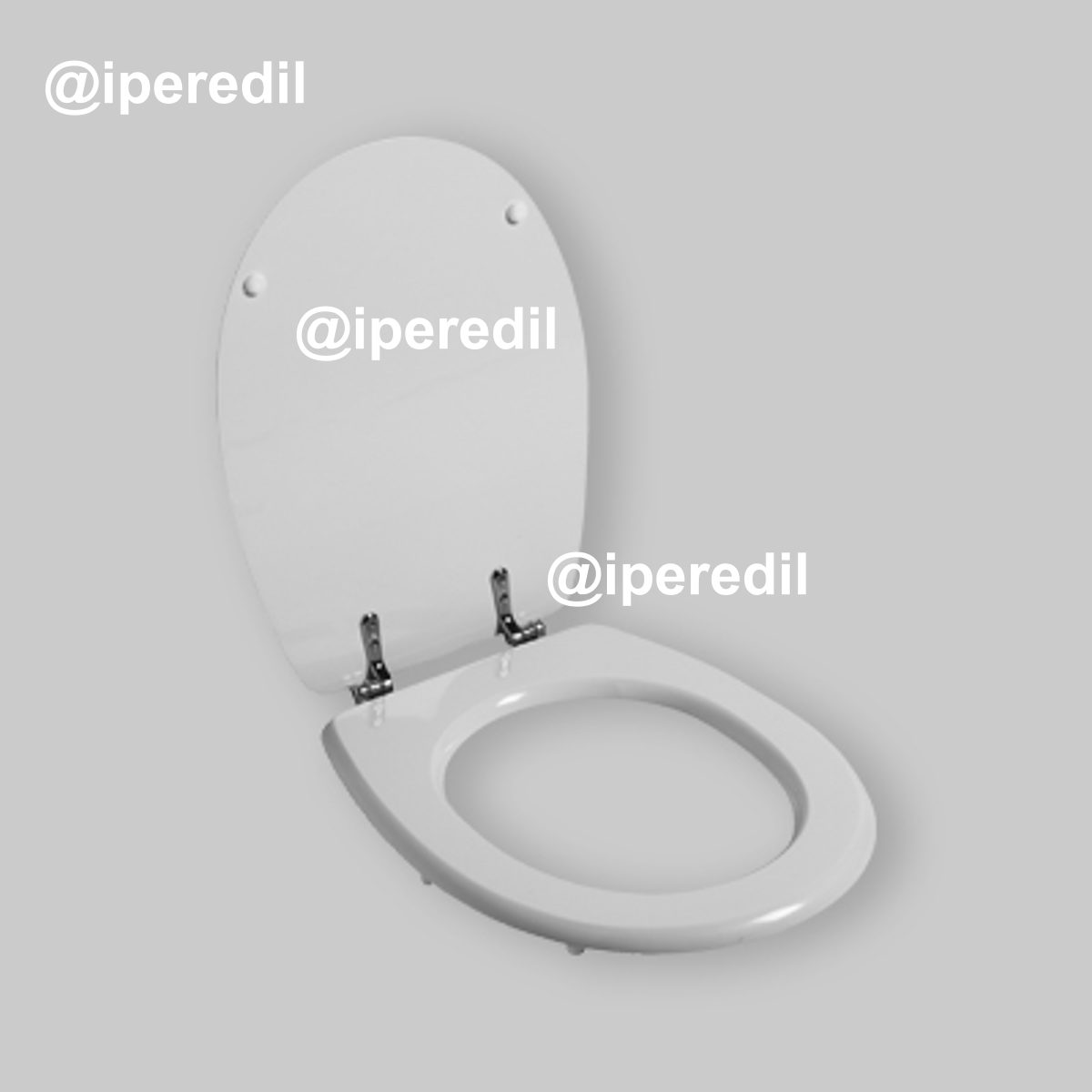 SEDILE PER VASO DISABILE CHIUSO MDF Bianco