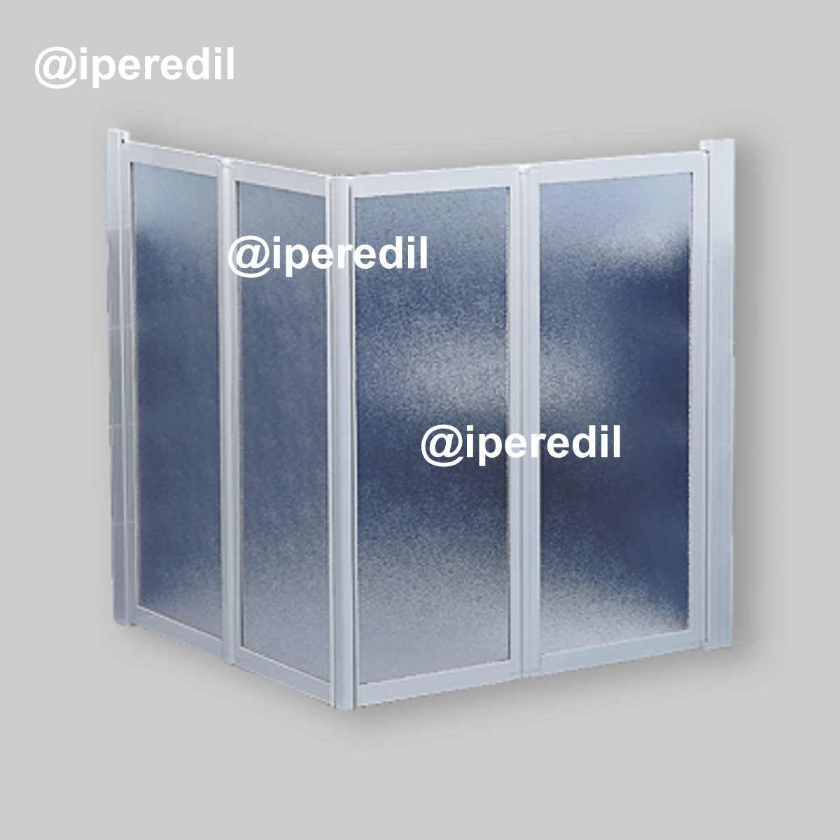 BOX DOCCIA ANGOLARE PER DISABILI 90x90 H.100