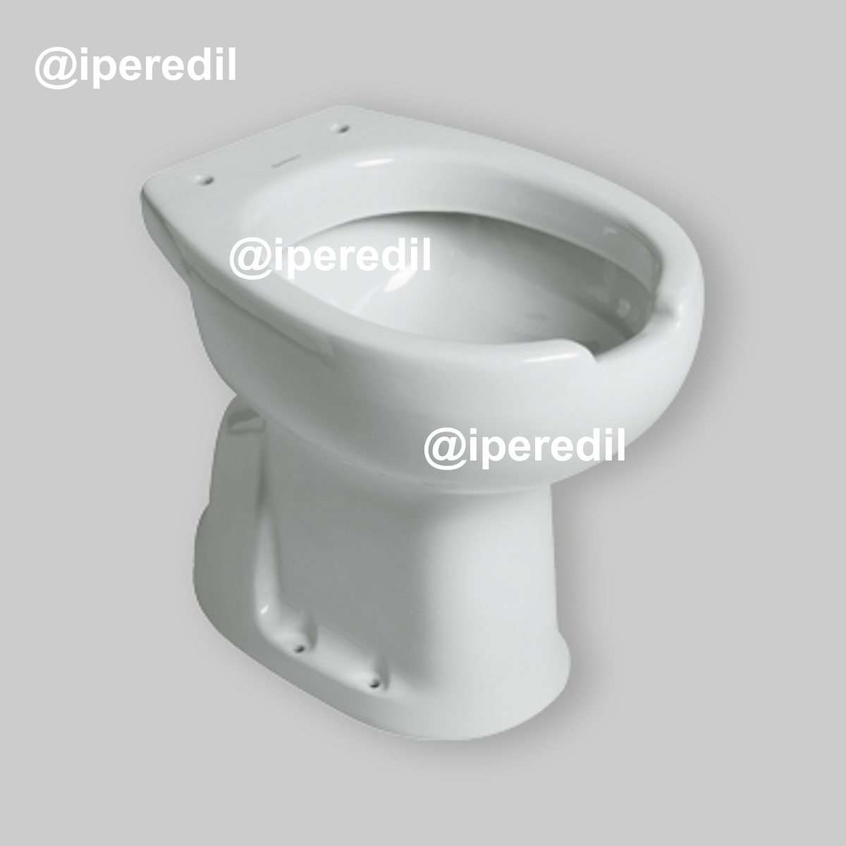 VASO APERTO PER DISABILI "POLIFEMO" Scarico a terra