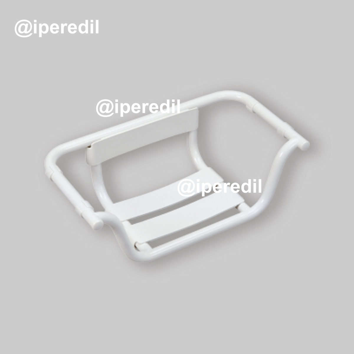SEDILE VASCA PER ANZIANI E DISABILI IN ACCIAIO INOX Bianco - 70cm