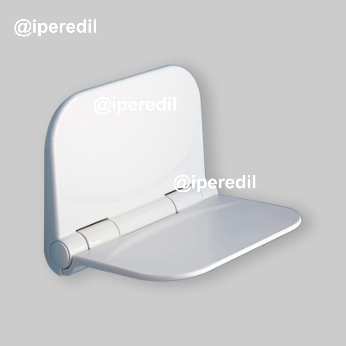 SEDILE DOCCIA A PARETE RIBALTABILE "DINO" PER ANZIANI E DISABILI Bianco