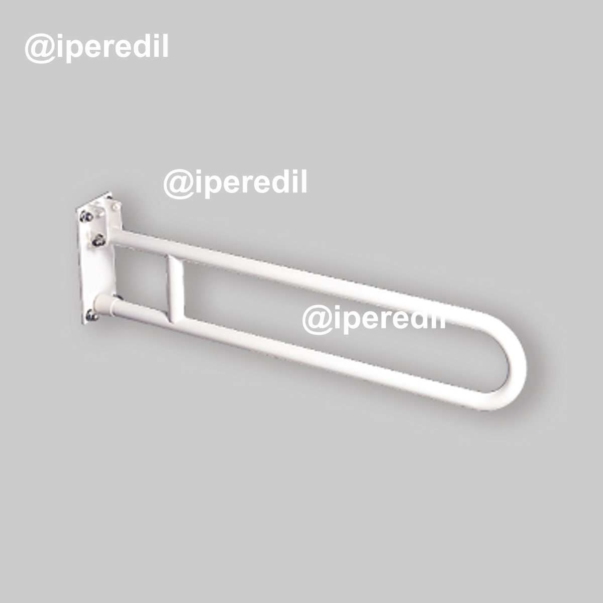 BARRA DI SOSTEGNO RIBALTABILE BIANCA 65 cm