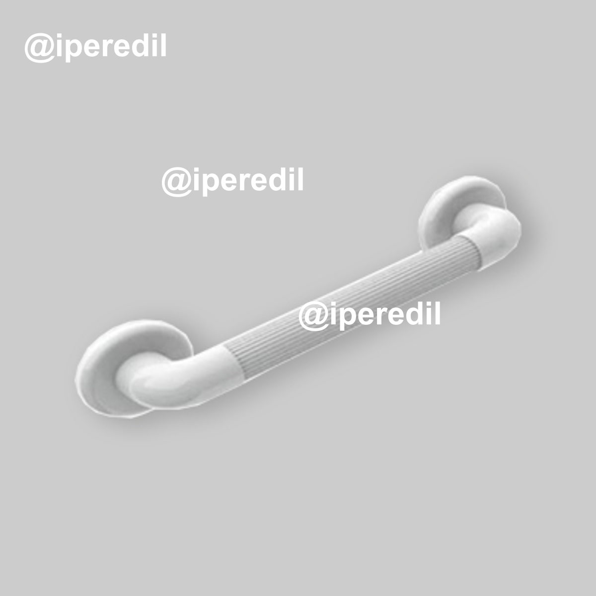 MANIGLIONE DI SOSTEGNO IN PLASTICA BIANCO 60 cm