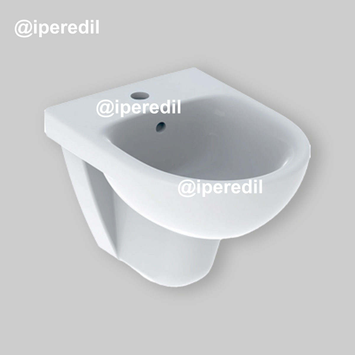 BIDET SOSPESO "SELNOVA COMPACT" Monoforo