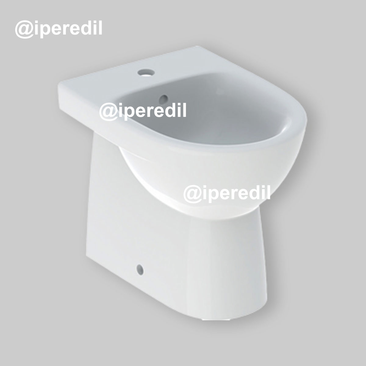 BIDET FILO PARETE "SELNOVA COMPACT" Monoforo