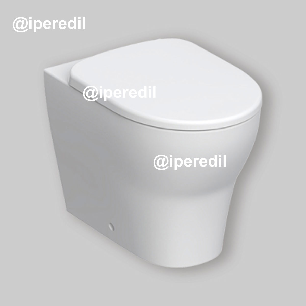 VASO FILO PARETE RIMFREE "SELNOVA PREMIUM" SCARICO UNIVERSALE CON SEDILE Chiusura Normale