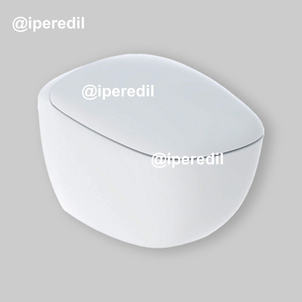 VASO SOSPESO RIMFREE "CITTERIO" CON SEDILE Chiusura rallentata