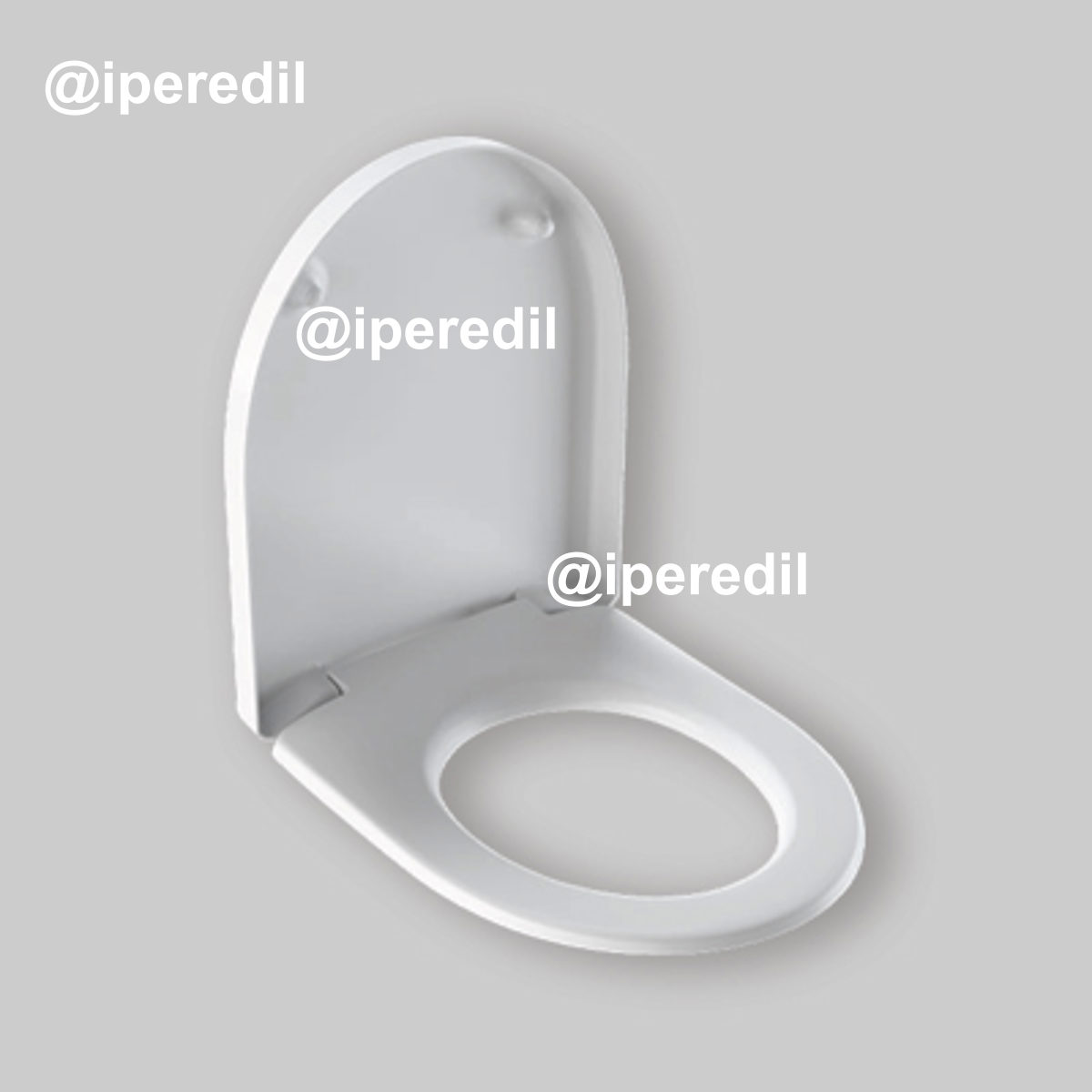 SEDILE TERMOINDURENTE "ICON" Chiusura normale