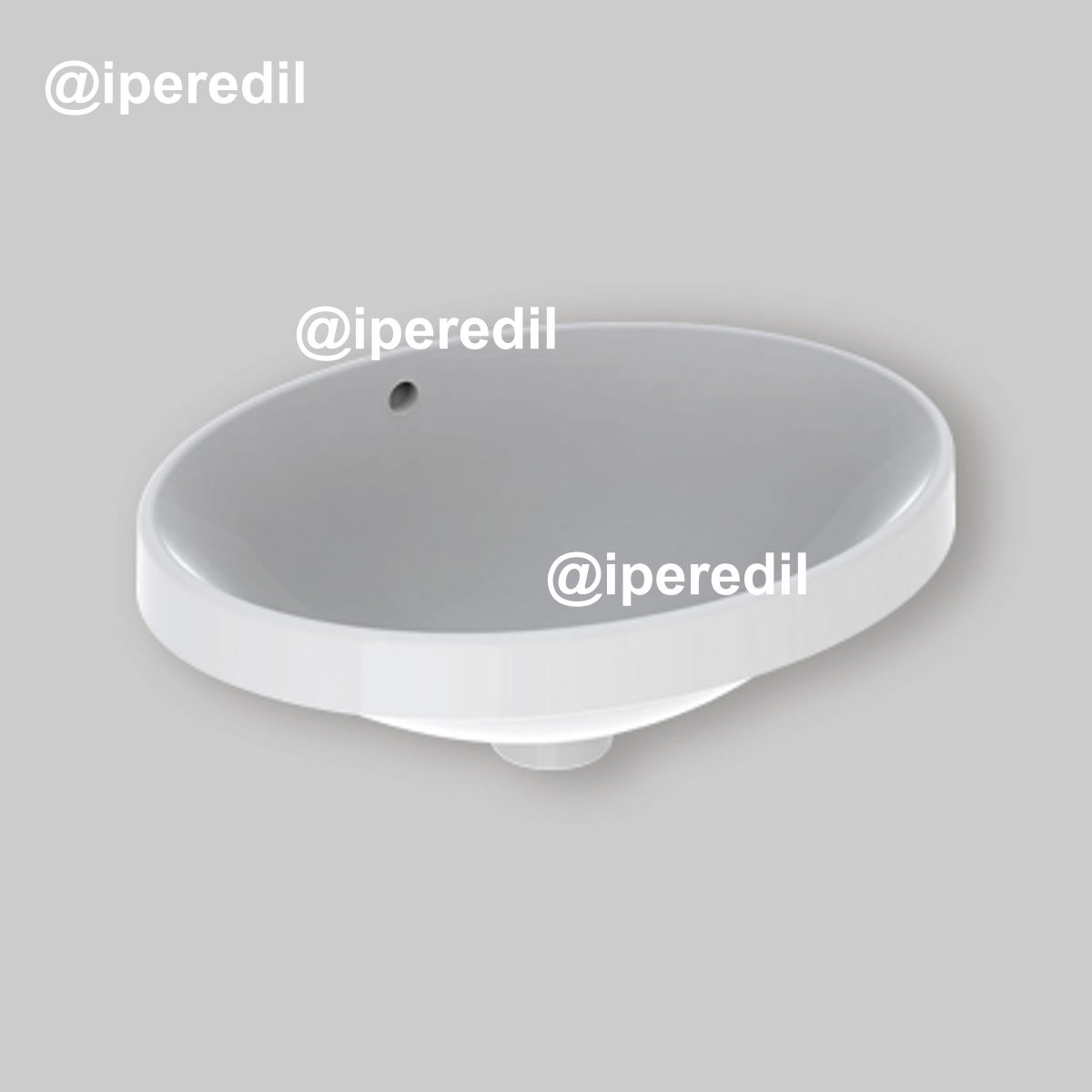 LAVABO A INCASSO SOPRAPIANO SPR 50x40 cm