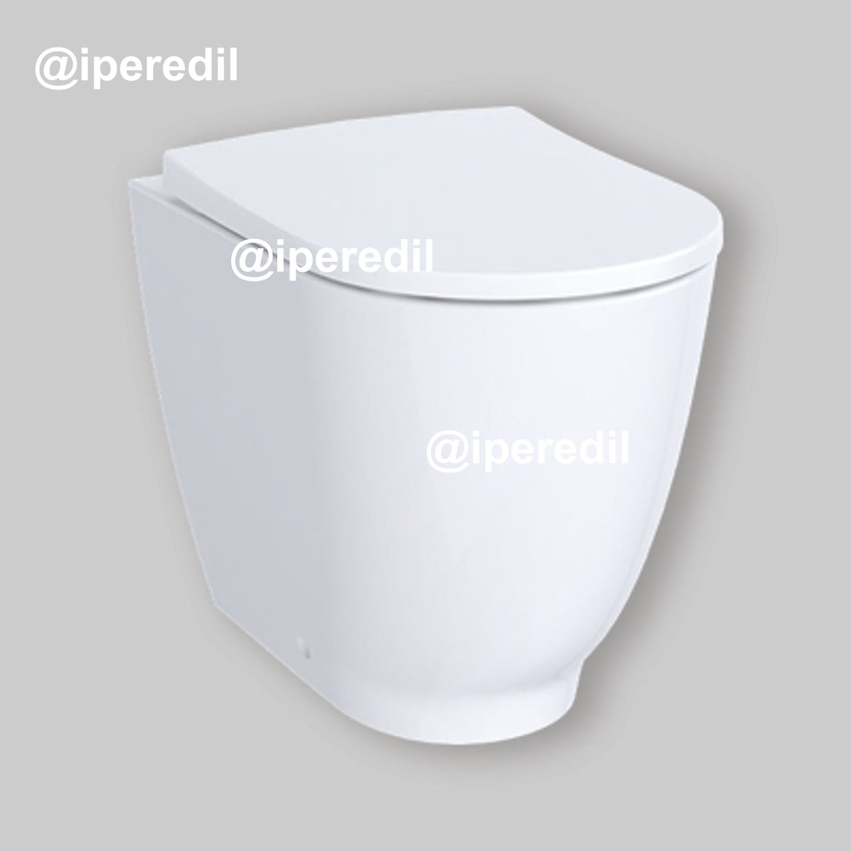 VASO FILO PARETE RIMFREE "ACANTO" CON SEDILE Chiusura rallentata