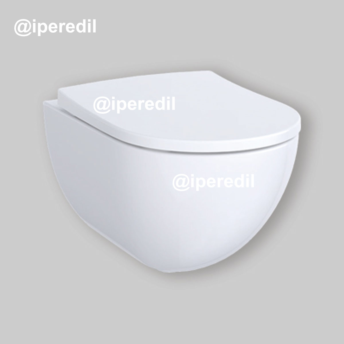 VASO SOSPESO RIMFREE "ACANTO" CON SEDILE Chiusura rallentata