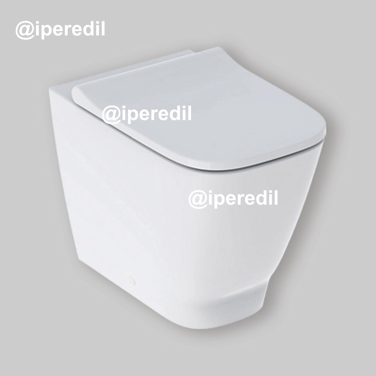 VASO FILO PARETE RIMFREE "SMYLE" CON SEDILE Chiusura rallentata