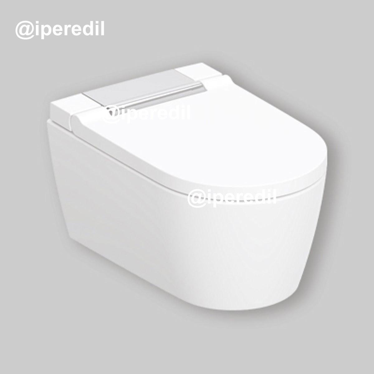 VASO BIDET SOSPESO "AQUACLEAN SELA" Cromato