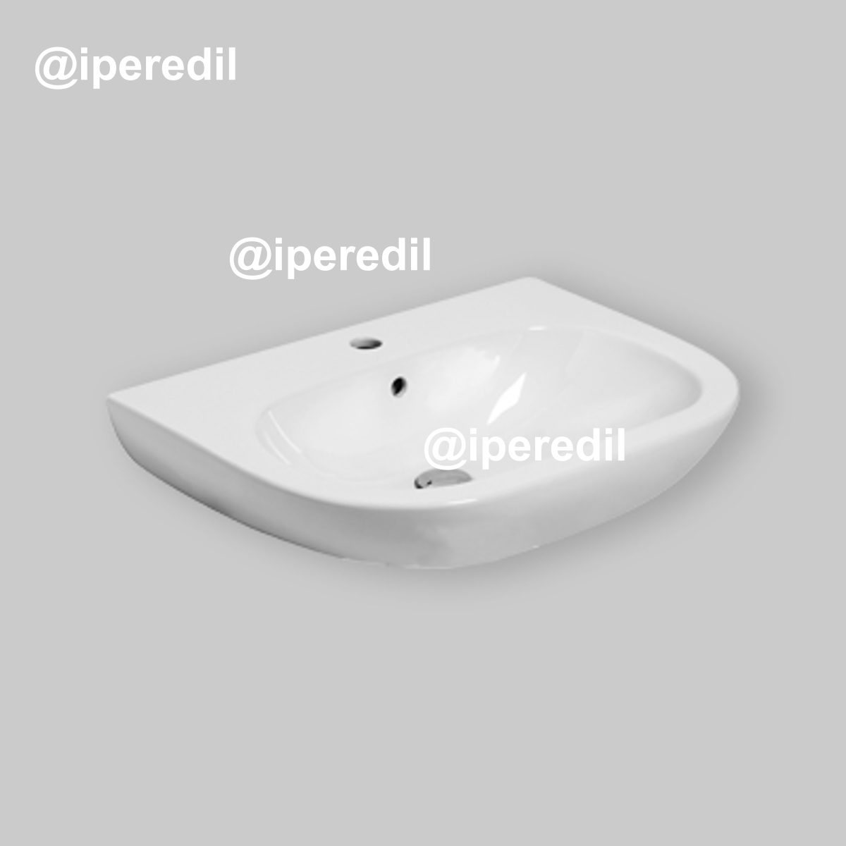 LAVABO "PRATICA" MONOFORO 64 cm