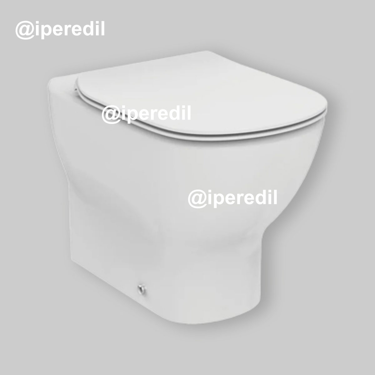 VASO FILO PARETE TRASLATO AQUABLADE "TESI" CON SEDILE Chiusura normale