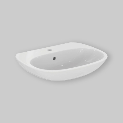 LAVABO MONOFORO "TESI" cm 55