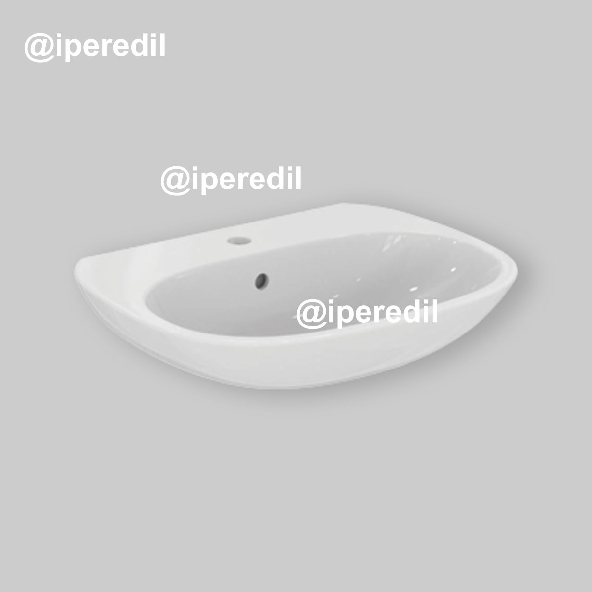 LAVABO MONOFORO "TESI" 65 cm