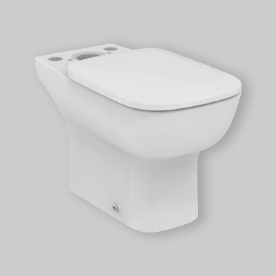 VASO MONOBLOCCO SCARICO UNIVERSALE "ESEDRA" CON SEDILE Chiusura Normale