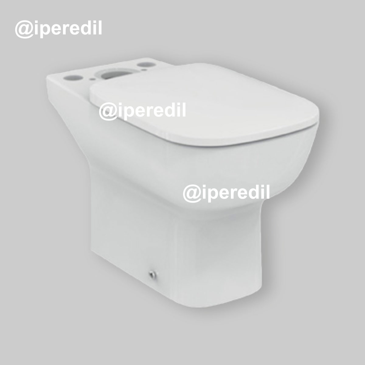 VASO MONOBLOCCO SCARICO UNIVERSALE "ESEDRA" CON SEDILE Chiusura rallentata