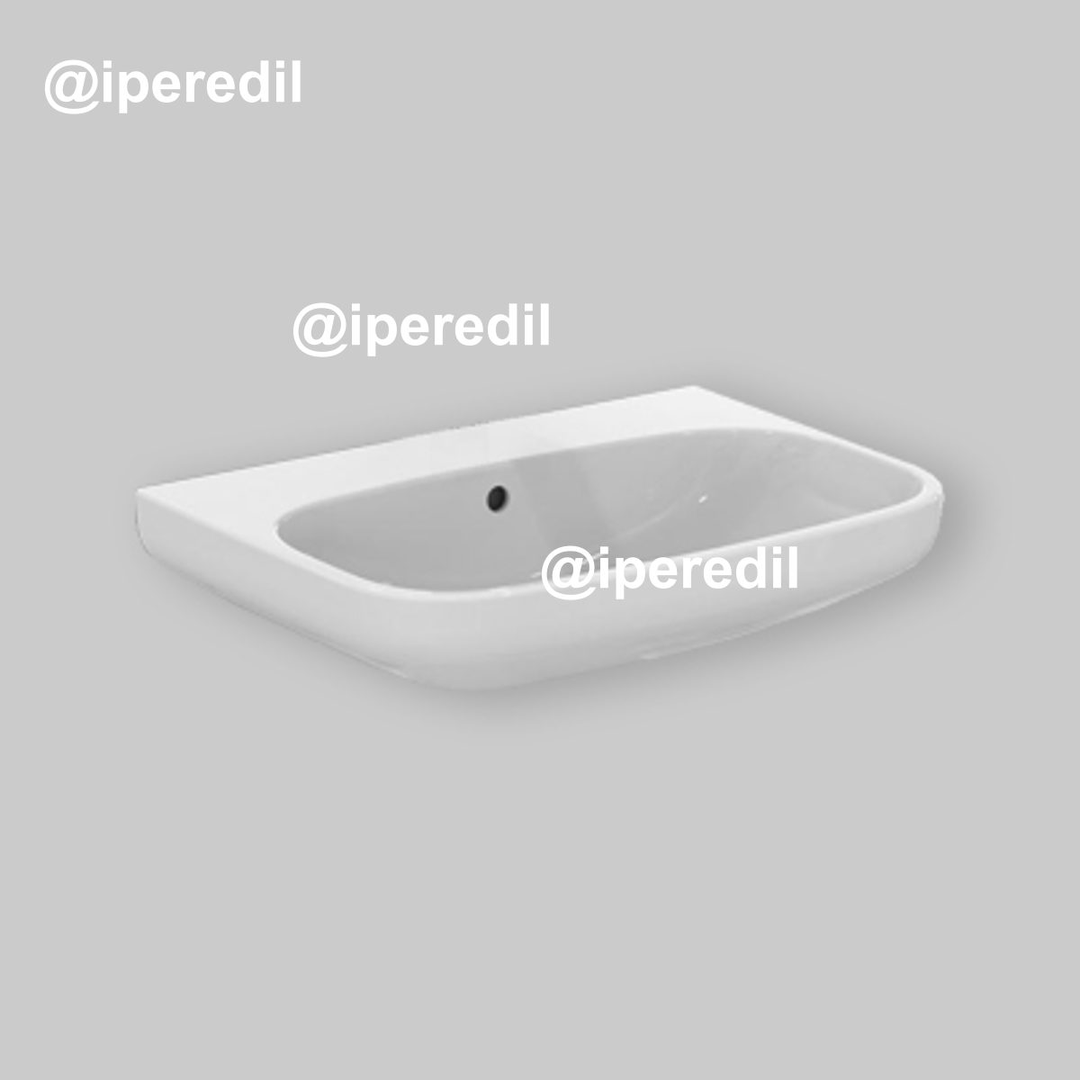 LAVABO MONOFORO "I.LIFE A" 55 cm