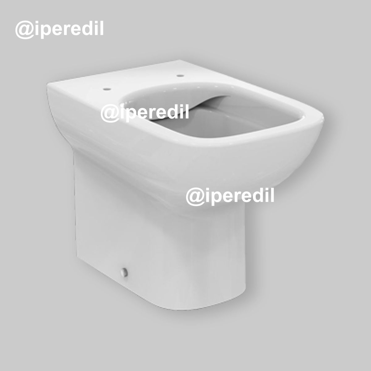 VASO FILO PARETE RIMFREE "I.LIFE A" Scarico Universale