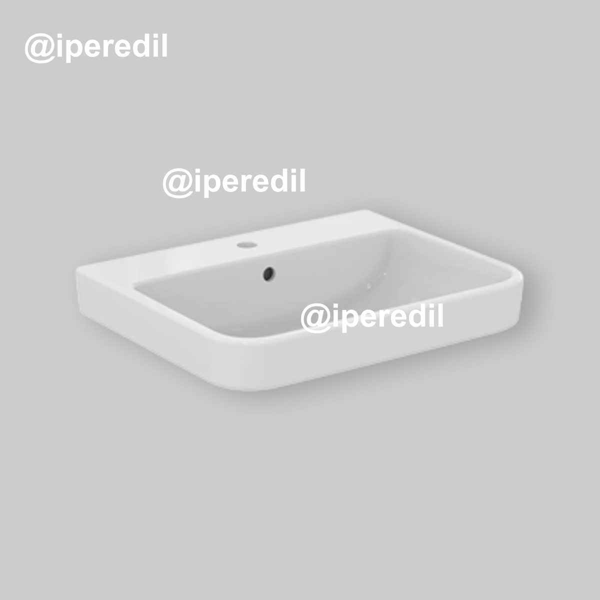 LAVABO MONOFORO "I.LIFE B" 55 cm