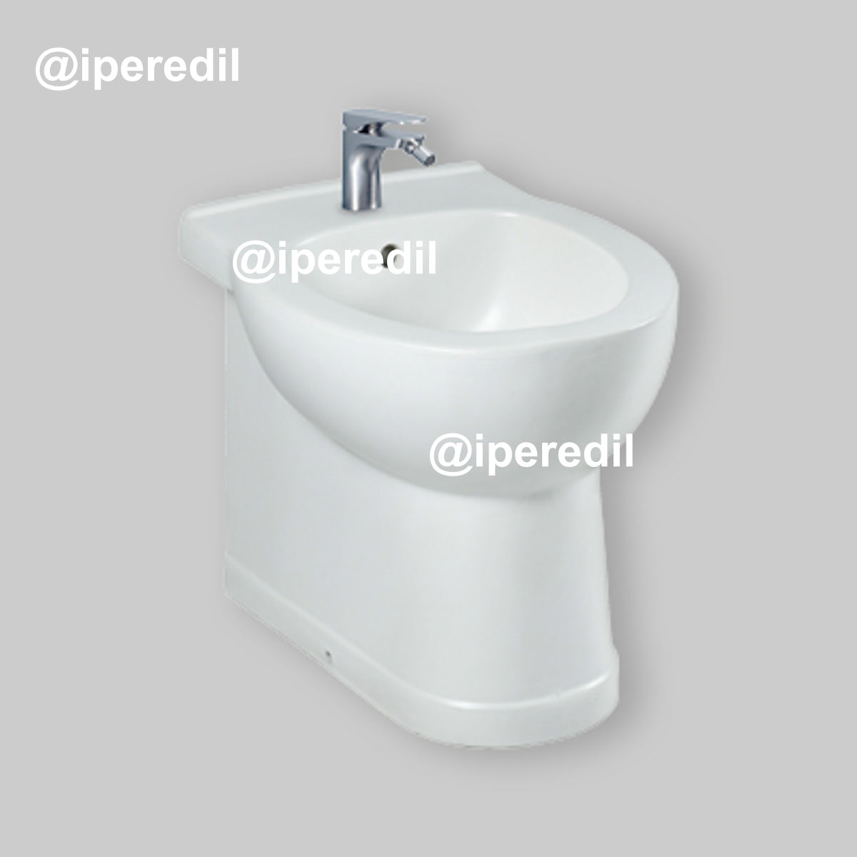 BIDET FILO MURO VOGH BIANCO OPACO monoforo