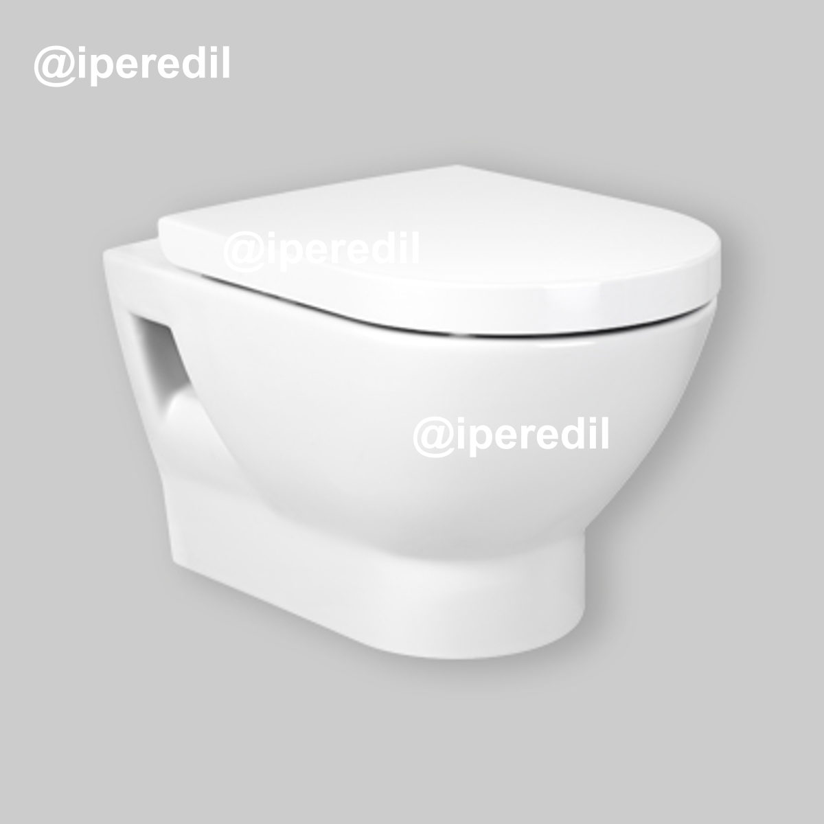 SEDILE WC "OPEN" SLIM GRAFITE OPACO Chiusura Rallentata