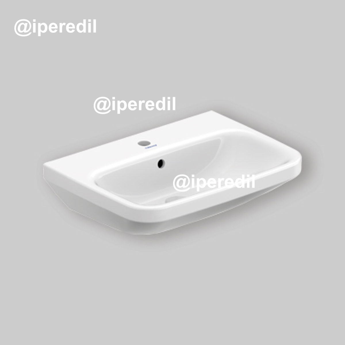 LAVABO MONOFORO "DURASTYLE 65" 65 cm