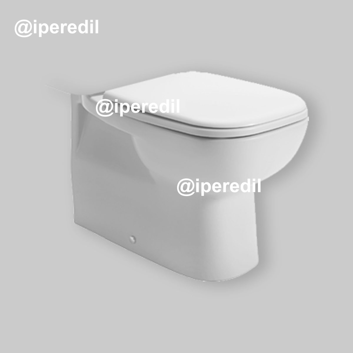 VASO FILO MURO MONOBLOCCO "D-CODE" Scarico universale 35x56