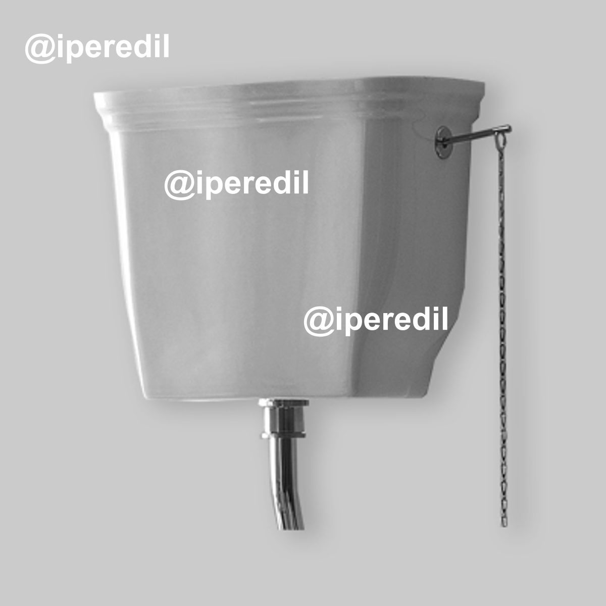 CASSETTA DI SCARICO ALTA "VENERE" Con Coperchio