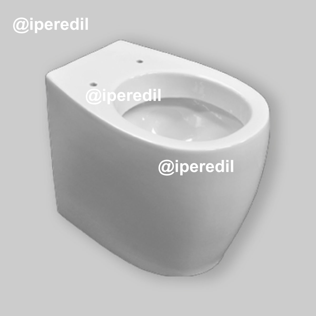 VASO FILO PARETE "MILAN" H.42 Scarico Universale