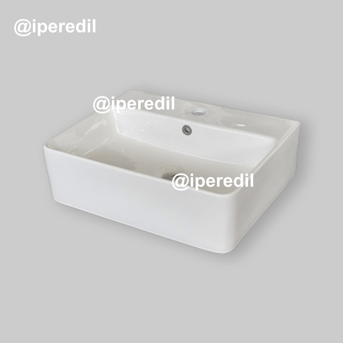 LAVABO DA APPOGGIO IN CERAMICA CPR "ALMA 53" 53 x 42 x 15,5 cm