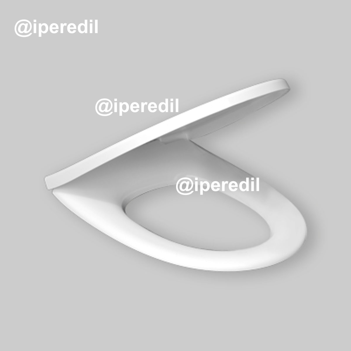 SEDILE TERMOINDURENTE "LOFT SQUARE" Chiusura Normale