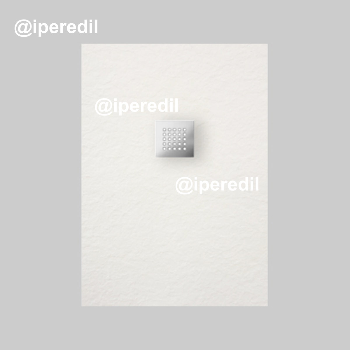 PIATTO DOCCIA RETTANGOLARE "ULTRAFLAT" BIANCO 90 x 170 cm