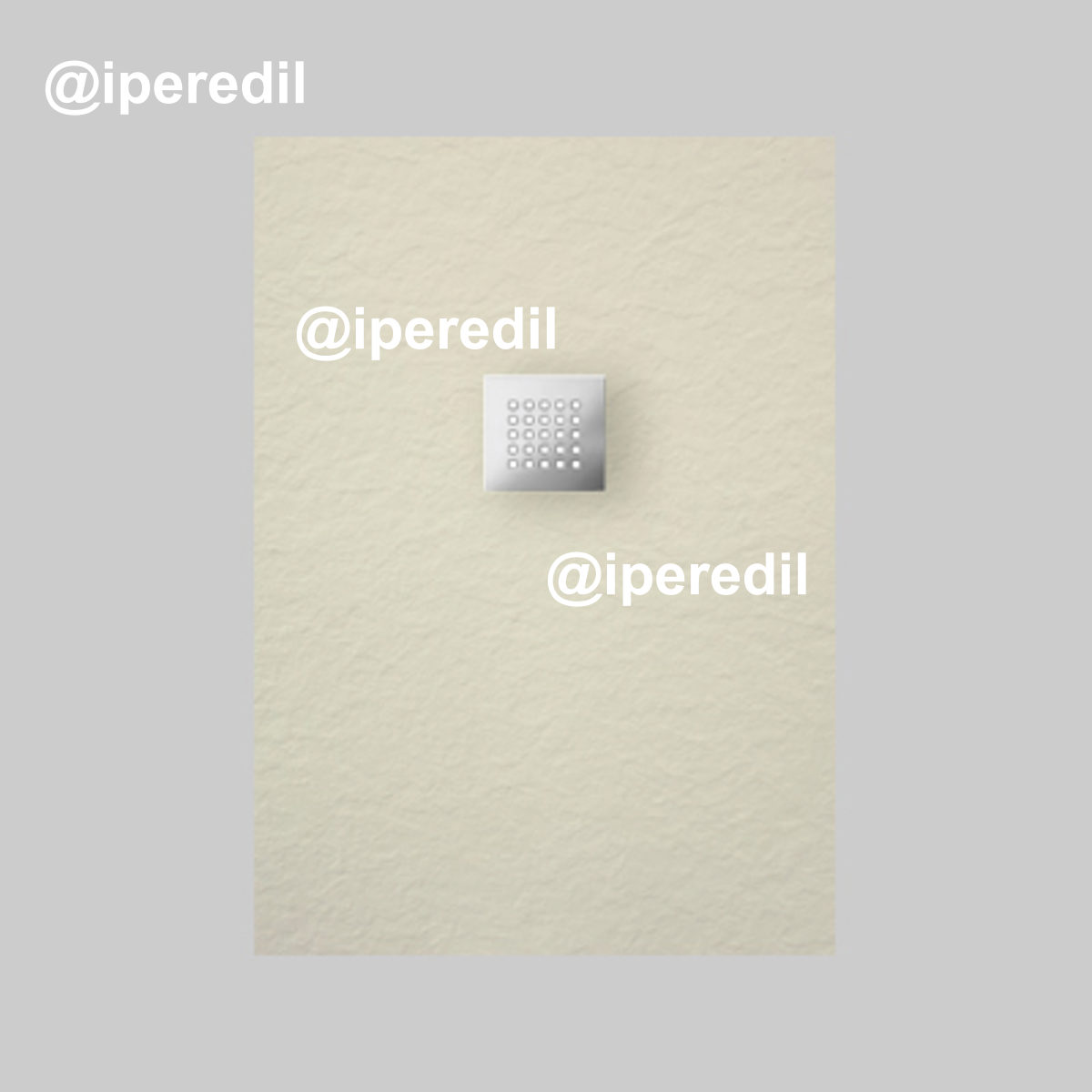 PIATTO DOCCIA RETTANGOLARE "ULTRAFLAT" CRETA 70 x 100 cm