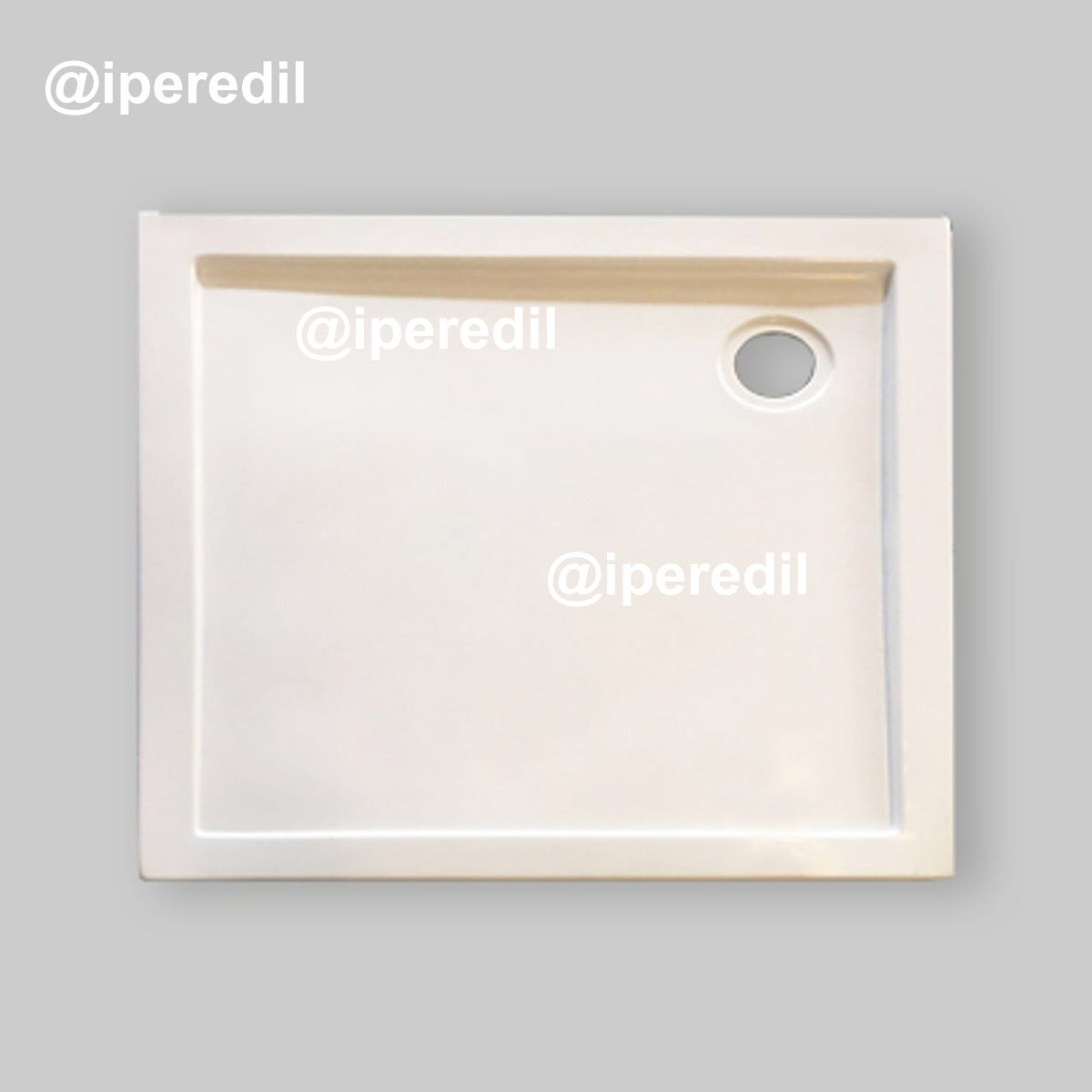 PIATTO DOCCIA QUADRATO IN RESINA SPECIALE 90x90 - H.4 cm