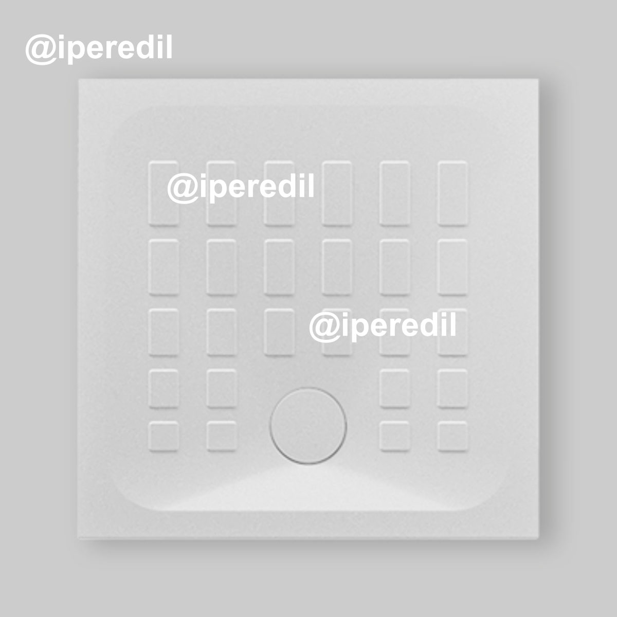 PIATTO DOCCIA QUADRATO "CUBE" H.4 80 x 80 cm