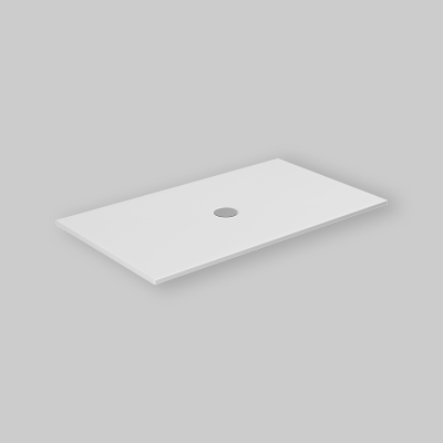 PIATTO DOCCIA IN CERAMICA "SOLODUE" BIANCO COTONE 70x180 H.2 cm