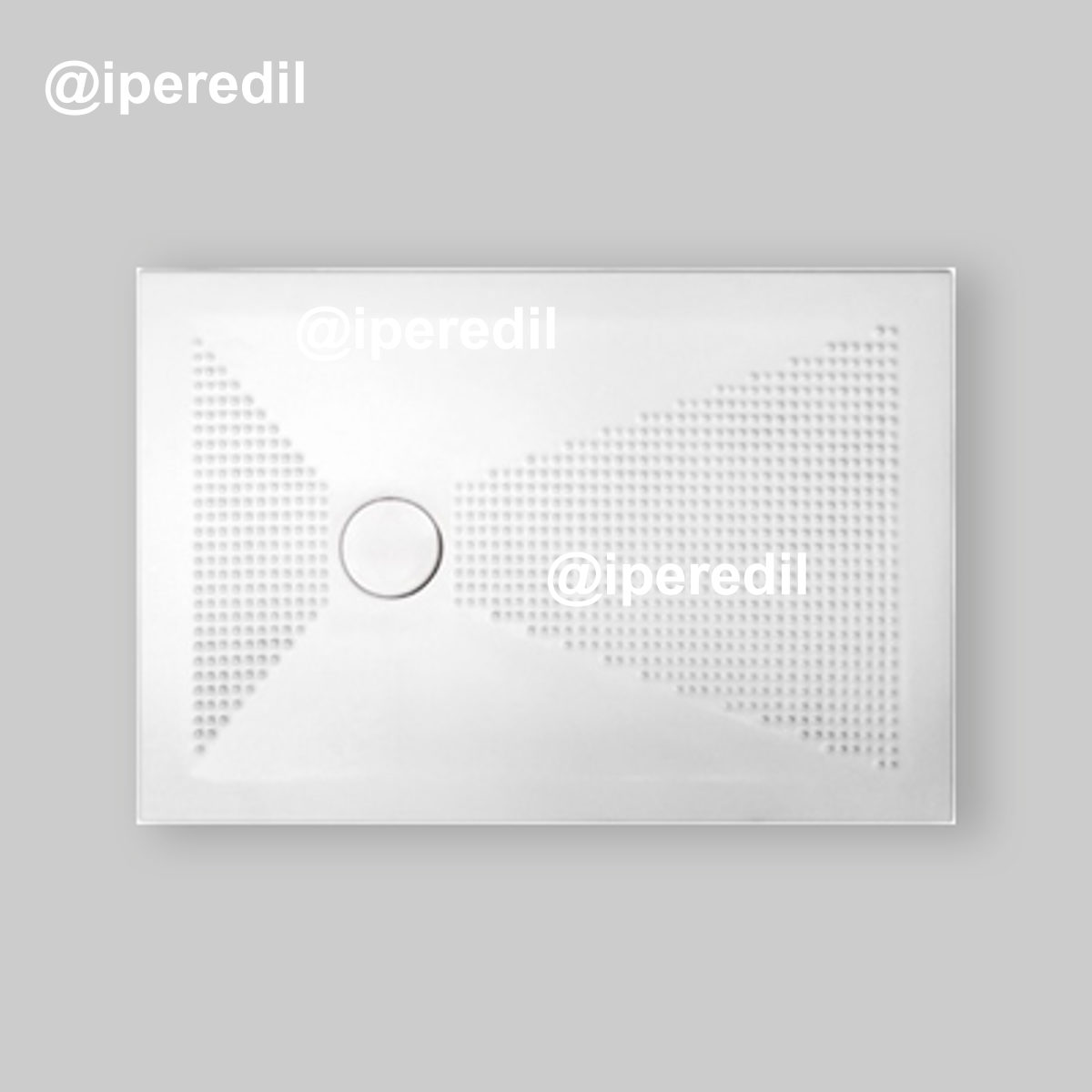 PIATTO DOCCIA IN CERAMICA "UP" H.3 BIANCO LUCIDO 70 x 120 cm