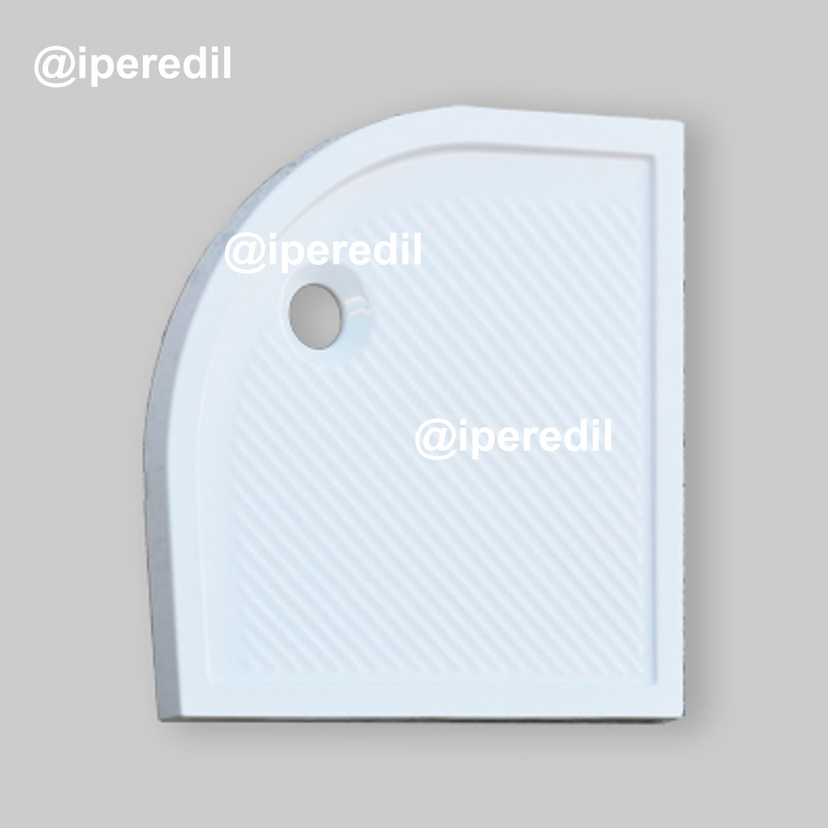 PIATTO DOCCIA ANGOLARE "FERDY" H.6,5 90 x 90 cm