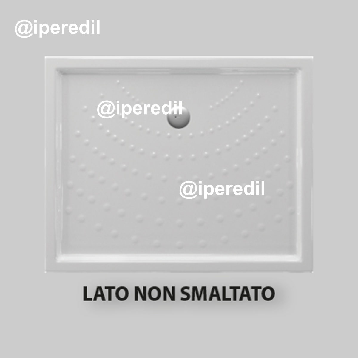 PIATTO DOCCIA RETTANGOLARE "ABACO" H.6 70 x 120 cm