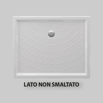 PIATTO DOCCIA RETTANGOLARE "ABACO" H.6 80 x 100 cm